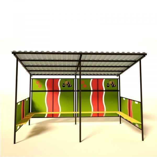 Shelter with Colored Roof InterAtletika UT502.1